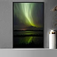 Framed Canvas Wall Art Beautiful Landscape Canvas Prints Home Artwork Decoration for Living Room,Bedroom - 16x24 inches