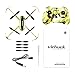 Virhuck T915 RC Drone 2.4 GHz 4 CH 6 AXIS GYRO System LED Lights Headless Inverted Flight One Key Return Mode Quadcopter (Camouflage Green)