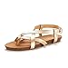 DREAM PAIRS Women's Bold Slingback Flat Sandals