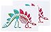Tattly Temporary Tattoos, Stegosaurus Fossils, 0.1 Ounce