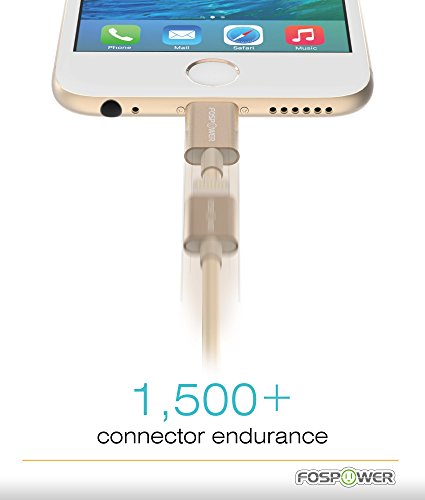 image for FosPower [3 FT] Apple MFI Certified 8-pin Lightning to USB Cable [Nylo