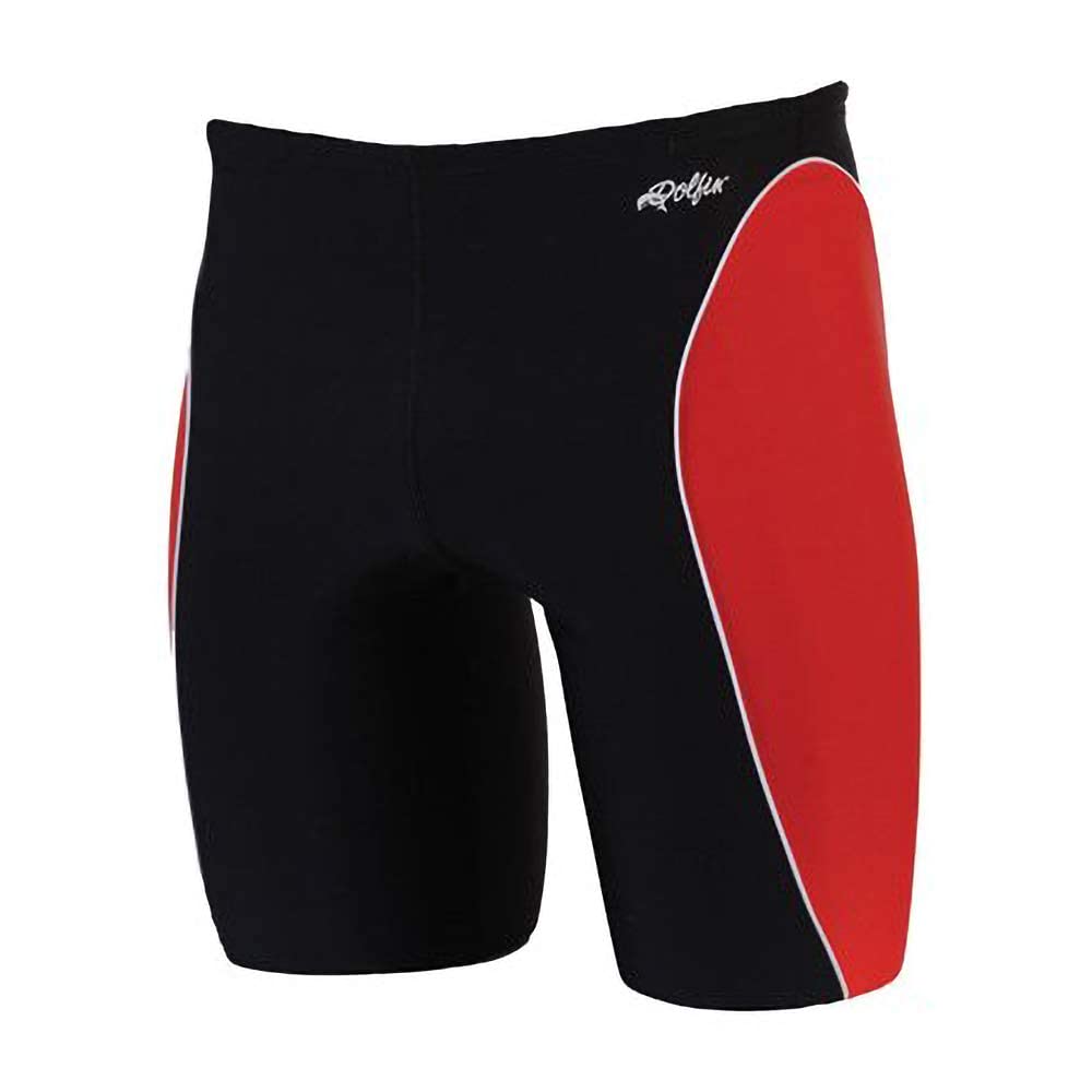 Dolfin Traje de baño Ocean Panel Jammer - Negro/Rojo, 26