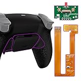 eXtremeRate Textured Black Back Paddles Programable