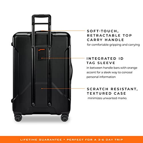 Briggs & Riley Torq Hardside Luggage, Stealth, CheckedLarge 30Inch