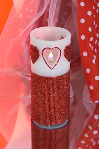 Heart Flameless Candle with Timer - Image 7
