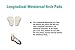 Hapad Metatarsal Pads Small, 3/8 Thick (Pack of 3 Pairs) - Longitudinal Metatarsal Arch Pads Made from 100% Wool Felt for Support, Comfort and Foot Pain Relief