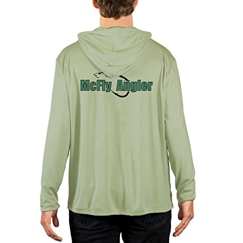 Vapor Apparel McFly Angler UPF 50+ UV/Sun Protection Performance Hoody X-Large Sage