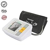 Automatic Digital Upper Arm Blood Pressure Monitor with Cuff, Accurate,Large Screen Display,Irregular Heartbeat Indicator,199 sets Memory,FDA Approved BP Machine by Firhealth