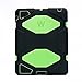 Ipad 2/3/4 Case, Kidspr Ipad CaseNewHot Super Protect [Shockproof] [Rainproof] [Sandproof] with Built-in Screen Protector for Apple Ipad 2/3/4 (Black/Green) ¡­