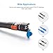 Visual Fault Locator (VFL), Red Light Pen 10mW Fiber Optic Cable Tester Meter with 2.5mm Connector, Up to 10KM