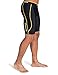 SKINS A200 Men's Compression Half Tights, Medium, Black/Yellow