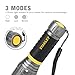 STANLEY Handheld Flashlight with Lanyard, 3 Modes Ultra Bright LED Torch Aluminum-crafted Waterproof IPX4, 8H Working Time, 3AAA Alkaline Battery Included