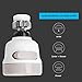 Movable Kitchen Tap Head, Delaman 360° Rotatable Faucet Spray Head ABS Anti-Splash Faucet Nozzle Head, Water Faucet for Kitchen with 3 Modes Adjustment