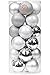 Sea Team 30ct Christmas Ball Ornaments Shatterproof Christmas Tree Baubles Decorations with Tied Strings for Holiday Wedding Party Decor, Glitters-free Easy to Clean, 2.36