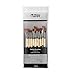 ARTIFY Sunflower 15 Pieces Paint Brush Set, Expert Series, Enhanced Synthetic Brush Set with Canvas Roll and Special Bookmarks for Acrylic, Oil, Watercolor and Gouache - Red