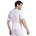 HOTER Mens Slim And Tight Super Soft Compression & Slimming Shaper V-Neck Compression Shirt
