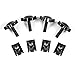 Amazicha Black Hard Bags Theft Deterrent Saddlebag Saddle bag Locks Mounting Bolts Screws Hardware for Harley Davidson Touring 1993-2019