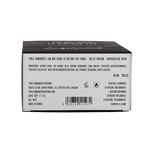 Yohji yamamoto perfume i am not going to disturb you Clearance