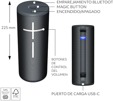 Megaboom 4 Altavoz Bluetooth portátil Impermeable