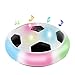 THESIMPLE - Kids Air Power Soccer Football Music Disc, Boys Girls Sport Children Training Football with Soft Foam Bumpers and LED Lights, Suspended Ball for Indoor and Outdoor Christmas Present