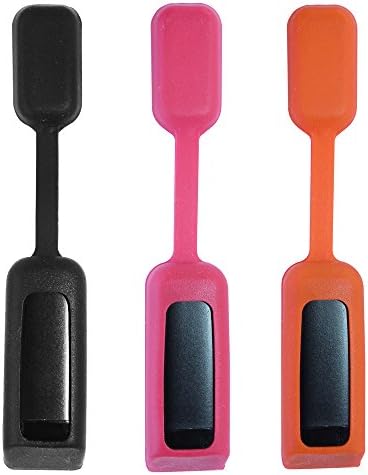 XIEMIN Silicon Fastener Pack Replacement Clasp Clip Cover Strap Wristband Bands for Fitbit Flex Activity and Sleep Tracker Multiple Color Set