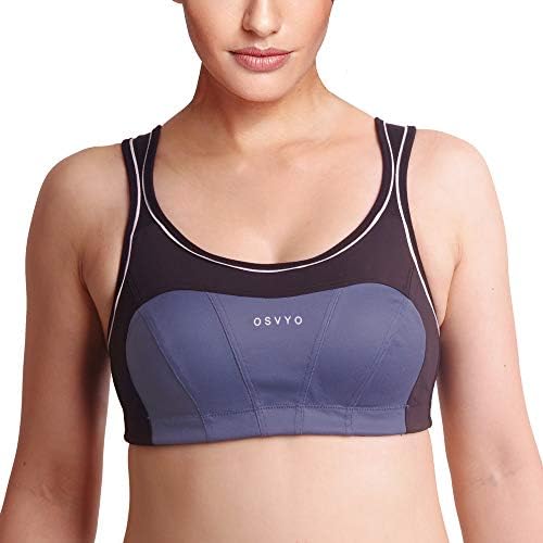 Osvyosport Women's Wirefree Shock Control Racerback Running Sports Bra