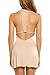 Avidlove Sleepwear Womens Chemise Sexy Nightie Full Slip Lace Babydoll Dress, Apricot, Small