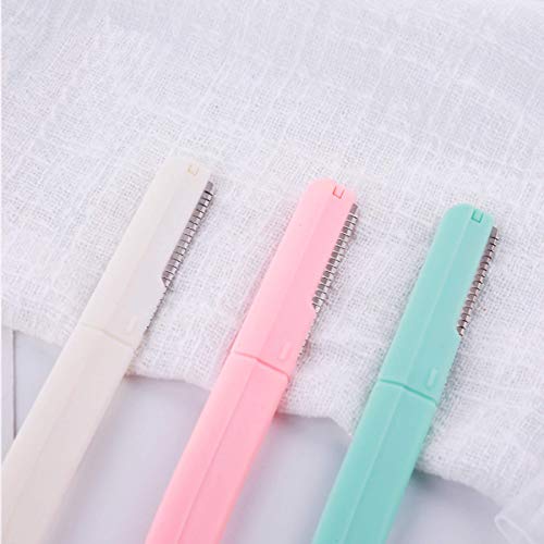HuiYouHui 3 PCS Eyebrow Razor Face & Eyebrows Hair Folding Shaper Razor Knife Shaver Trimmer Shaving Grooming Remover Kit Facial Razor for Men and Women