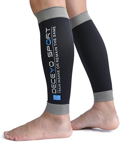Calf Compression Sleeves for Men Women, Compression Leg Sleeve by DECEYO