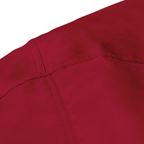 Lumaland Luxury 5Foot Bean Bag Chair with Microsuede Cover Red