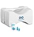 Everlasting Comfort 100% Pure Memory Foam Knee Pillow with Adjustable and Removable Strap - Ear Plugs Included - Leg Pillow for Sleeping primary
