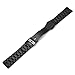 Ritche 22mm Metal Stainless Steel Bracelet Watch Band Strap Solid Links Color Black