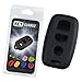KEYGUARDZ Black Rubber Keyless Entry Remote Key Fob Skin Cover Protector