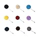 INNEE Handcrafted Lapel Flower 9pcs Boutonniere Pins in Clear Top Tin Box (Style 7)
