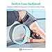 UpCircleSeven Yoga Wheel Set - Strongest & Most Comfortable Dharma Yoga Prop Wheel, 3 Pack for Back Pain Stretching & Backbends (12, 10, 6 inch) (Turquoise)