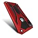 Kitoo Defender Designed for iPhone XR Eco-Friendly Case with Kickstand, Military Grade Shockproof 12ft. Drop Tested - Red