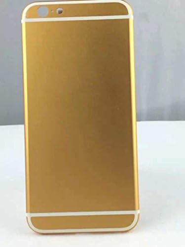 iPhone 6 Luxury Colorful Back Housing Replacement Eyoube Middle Frame Replacement with LOGO&amp;Buttons (Yellow)