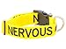 Nervous (Give Me Space) Yellow Colour Coded S-M L-XL Dog Collars Prevents Accidents by Warning Others of Your Dog in Advance (S-M)