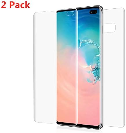 [2 Pack] Front + Back Full Cover Soft Hydrogel Film for Samsung Galaxy S10 E Screen Protector, for Galaxy S10e Ultra-Thin Transparent Soft Protective Film (for Galaxy S10e)