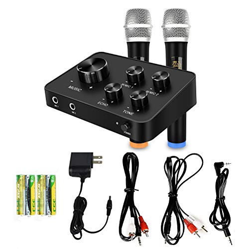 5 Portable+Karaoke+Microphone+Wireless+Amplifier