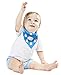 Bandana Bib 4 Pack - Cute Animals Unisex Bandana Bibs for Baby Boys and Girls - Baby Gift Set