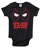 Deadpool Baby Needs To Express Some Rage One-piece Baby Bodysuit Baby Clothes