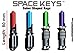 Set of 4 Saber Shaped Space Keys™ - Schlage SC1