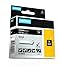 DYMO Rhino Industrial Vinyl Labels 12 mm x 5.5 m White Print on Black Self-Adhesive for LabelManager & Rhino Label Makers