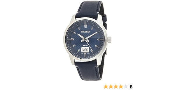 SEIKO Men's Quartz Watch, Analog Display and Leather Strap SUR287P1: Buy  Online at Best Price in UAE - Amazon.ae