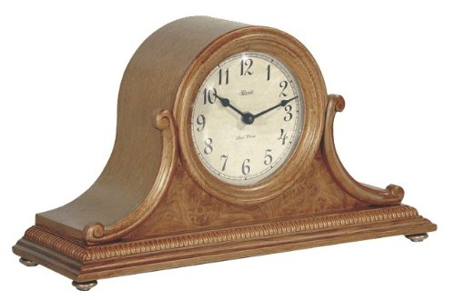 Hermle Amelia Mantel Clock in Oak with Quartz Movement Sku# 21130I92114