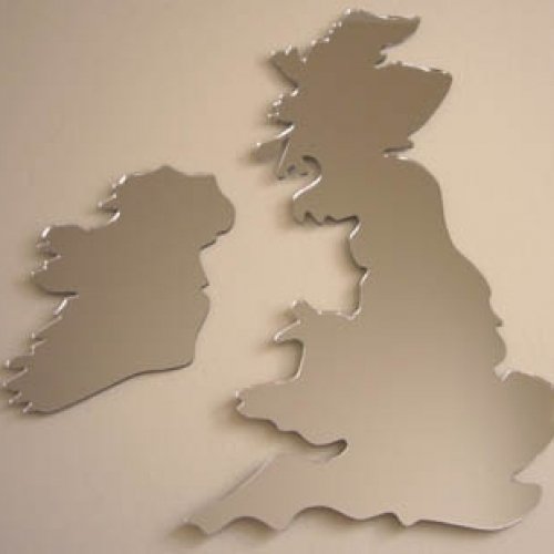 Super Cool Creations GB Mirrors - UK & Ireland Mirrors - 50cm x 40cm
