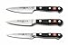 Wusthof Classic 3pc Paring Knife Set - Extra Wide, Standard & Serrated