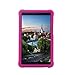 MingShore for Huawei MediaPad T3 8 Tablet Silicone Rubber Rear Bumper KOB-L09 KOB-W09 Kids Friendly Handstrap Soft Rugged Case Raspberry