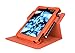 rooCASE Kindle Fire HD 7 2014 Case, Dual View 2014 Fire HD 7 Folio Case with Sleep/Wake Smart Cover with Multi-Viewing Stand for Amazon Kindle Fire HD 72014, Orange